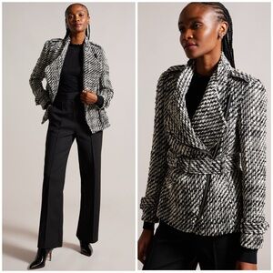 Ted Baker ~ Roseby Belted Wrap Biker Jacket